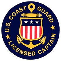 US Coast Guard Licensed Captain badge